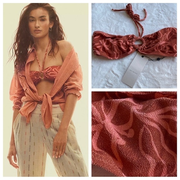 New! Free People x BEC + BRIDGE violetta ring halter top 14580 - Picture 1 of 9